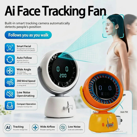FaceChill™ AI Fan 🧊😊 — Personalized Cooling Comfort