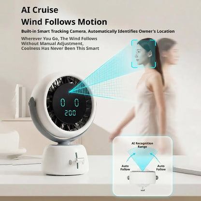 FaceChill™ AI Fan 🧊😊 — Personalized Cooling Comfort
