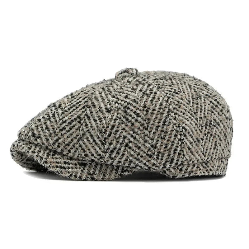 Marlow - Men's Ultra Comfortable Herringbone Cap