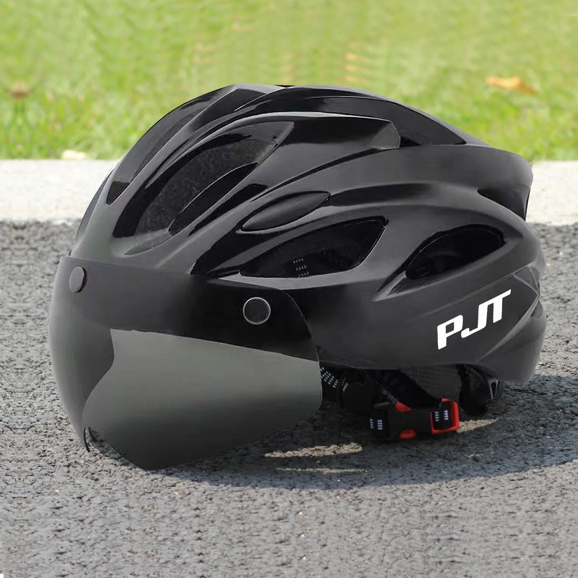 Magnetic Goggle PC Shell Bike Helmet